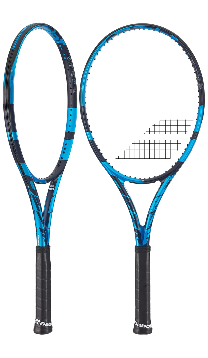 راکت تنیس Babolat Pure Drive با طراحی کلاسیک و وزن متعادل برای بازیکنان نیمه‌حرفه‌ای و حرفه‌ای