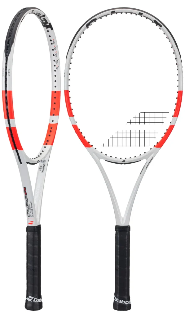 راکت تنیس Babolat Pure Strike با فریم سبک و متعادل برای کنترل و دقت بالا