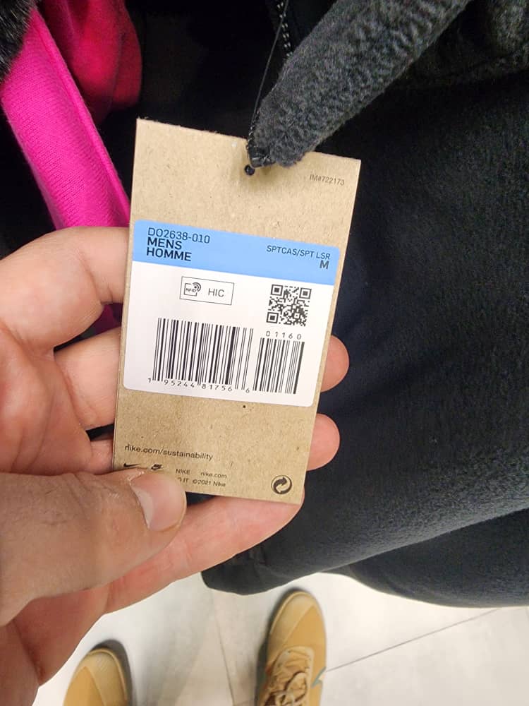 بارکد اصلی نایک سویشرت پلار نیم زیپ اورجینال do2638-010