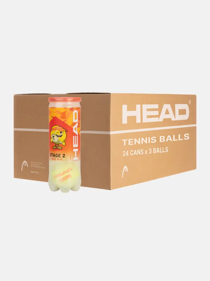 کارتن توپ تنیس 3B HEAD Stage 2 – Orange – 6DZ
